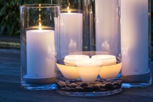 Swim FARLUCE Teelichthalter im Aussenbereich